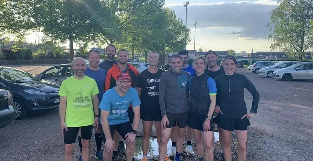 photo  les saboliens s’entraînent pour l’apel des foulées, qui aura lieu dimanche 2 juin 2024.  &copy;  l’apel des foulées 