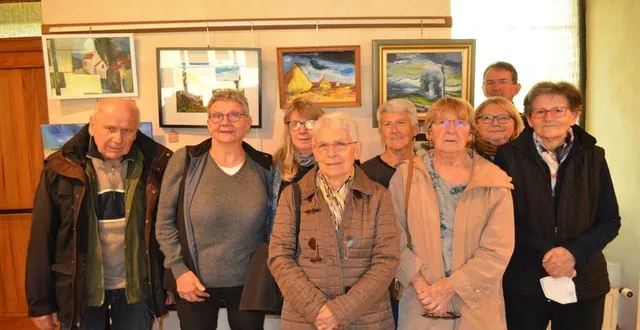 photo  à compter de ce week-end et jusqu’au 29 juin, les peintres de champs présentent leur exposition, au magasin de l’abbaye de la trappe.  &copy;  ouest-france 