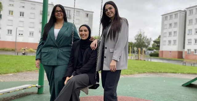 photo  la ferté-bernard, le 28 mai 2024. btisame, soukaïna et manare veulent réunir les habitants du quartier saint-laurent, à la ferté-bernard, à l’occasion d’une fête.  &copy;  le maine libre 