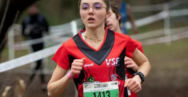 photo  agathe camaret sera au départ du 800 m lors des départementaux.  &copy;  vsf athlétisme 