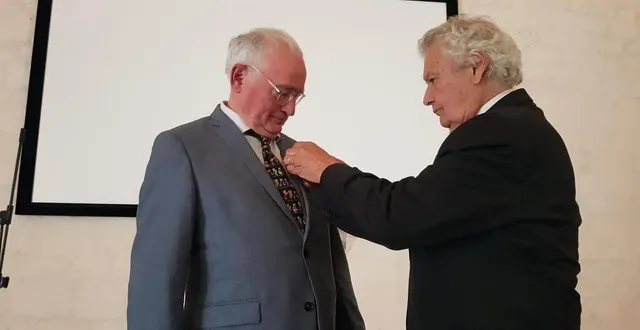 photo  loïc bidault et yves dauge ont longtemps œuvré ensemble pour la création du parc naturel régional loire-anjou-touraine.  &copy;  co 