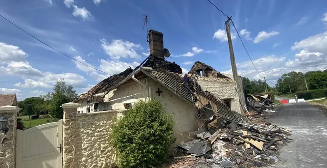 photo  le couple de septuagénaire a été relogé dans un gîte.  &copy;  ouest-france 