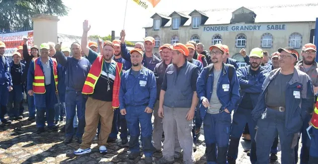 photo  la fonderie n’avait pas connu un mouvement d’une telle ampleur depuis des années.  &copy;  le maine libre 