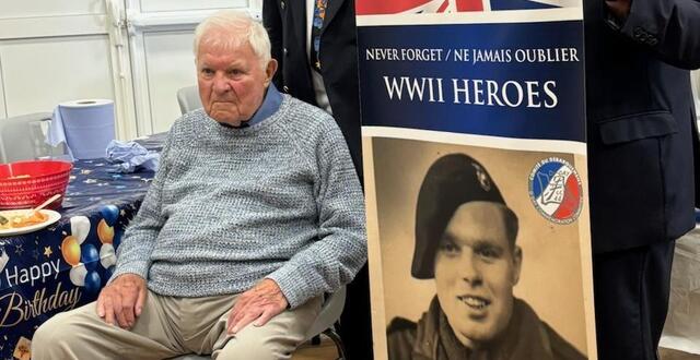 Dennis Donovan, vétéran anglais, fête ses 100 ans à Langrune-sur-Mer ...