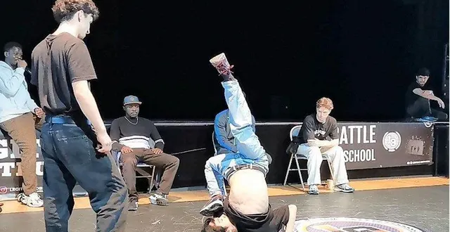 photo  la battle de breakdance a été très disputée samedi.  &copy;  le maine libre 