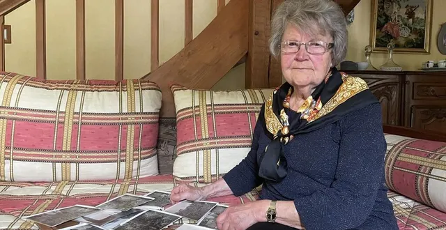 photo  évelyne chrétien, 84 ans, se remémore ses souvenirs d’enfance, pendant la guerre.  &copy;  ouest-france 