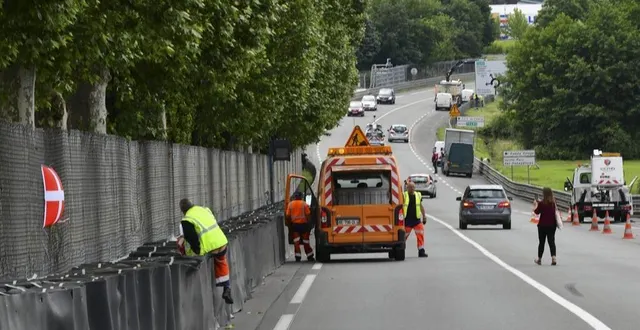 photo  dès 3 h 30 du matin, dans la nuit du samedi 8 au dimanche 9 juin 2024, les agents du département procéderont à la fermeture des routes empruntées par le circuit.  &copy;  archives le maine libre - denis lambert 