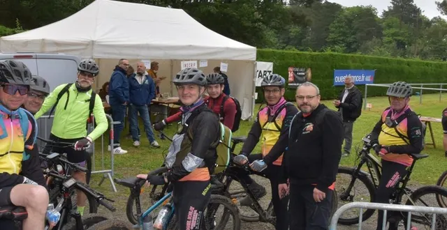 photo  410 vététistes et marcheurs ont participé à la 27e édition des ronds de bercé.  &copy;  ouest-france 