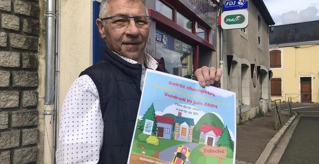 photo  bruno casant, gérant du bar tabac l’estaminet, à teloché.  &copy;  le maine libre 