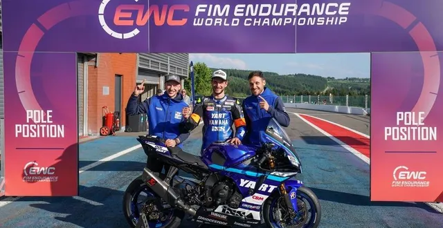 photo  marvin fritz, karel hanika et niccolo canepa réalisent la pole à spa.  &copy;  arnaud despelchain 