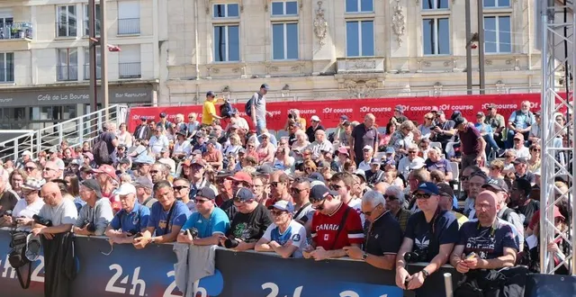 photo  ce vendredi 7 juin 2024 se déroulait le premier jour du pesage des 24 heures du mans, sur la place de la république, au mans (sarthe).  &copy;  ouest-france 