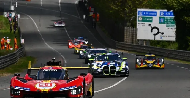 photo  les 62 concurrents du mans ont testé sur la journée test.  &copy;  franck dubray / ouest france 