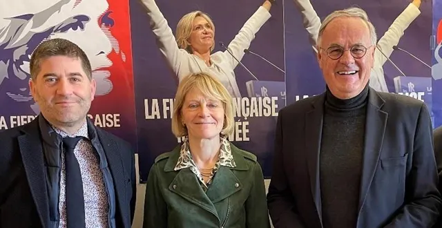 photo  jérôme nury, député ; véronique louwagie, députée ; et christophe de balorre, président du conseil départemental de l’orne, demandent la démission d’eric ciotti.  &copy;  archives ouest-france 