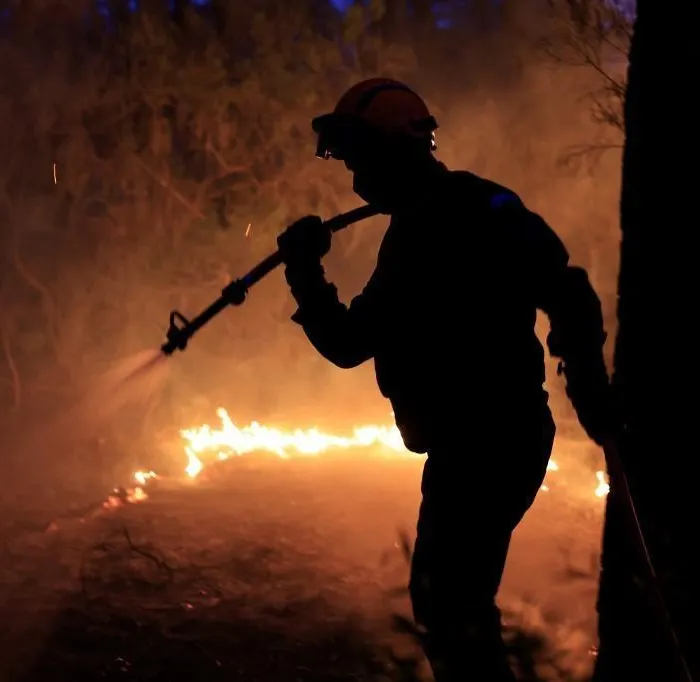 Feu de forêt dans le Var