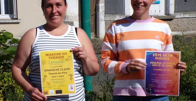 photo  les deux organisatrices référentes de la fête de la musique et dumarché du terroir et de l’artisanat.  &copy;  le maine libre 