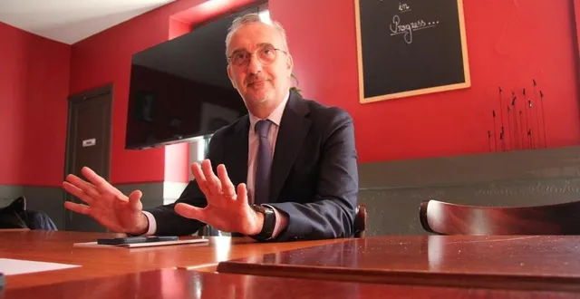 photo  jean-carles grelier, député renaissance de la 5e circonscription de la sarthe, se représente officiellement pour le scrutin des 30 juin et 7 juillet 2024.  &copy;  archives ouest-france 