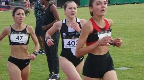 photo  agathe camaret (vs fertois) n’arrête plus de surprendre.  &copy;  le maine libre 