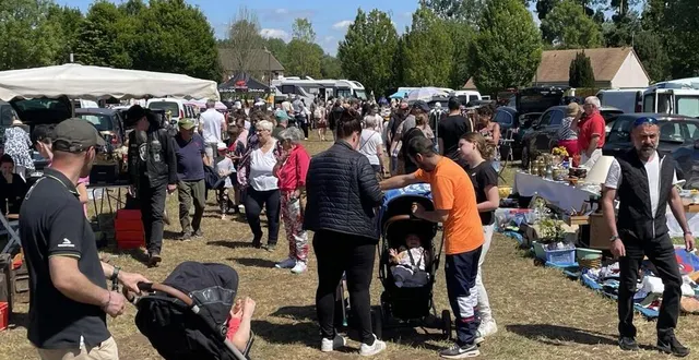 photo  234 exposants à moulins-sur-orne, dimanche 9 juin 2024.  &copy;  ouest-france 