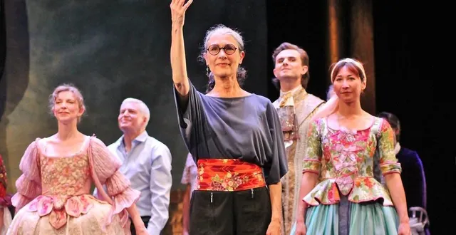 photo  marie-geneviève massé sur la scène joël-le theule, samedi 8 juin 2024, à sablé-sur-sarthe.  &copy;  ouest-france 