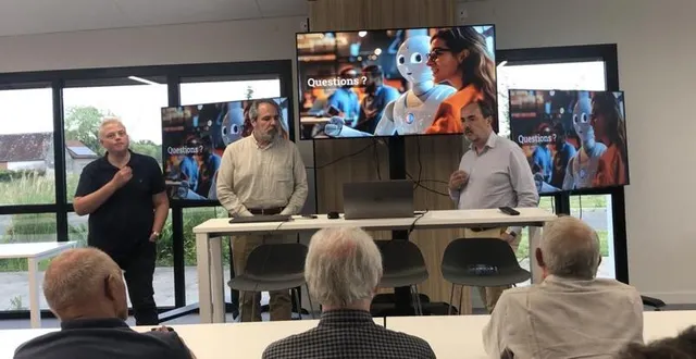 photo  alexandre et antoine clappier, sylvain bidier.  &copy;  le maine libre 