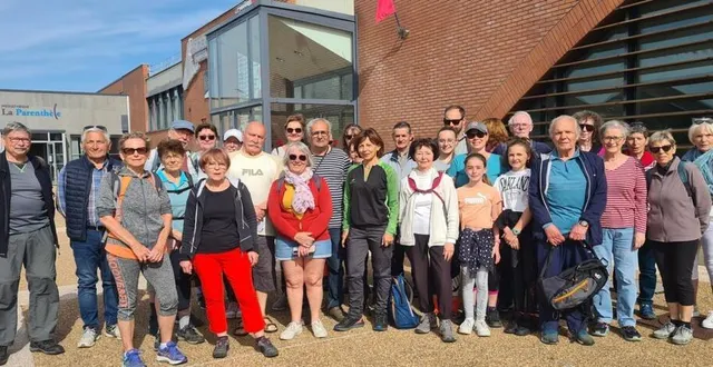 photo  les participants à la randonnée organisée par le ccas.  &copy;  ouest-france 