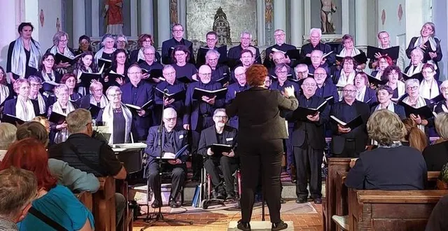 photo  c’était la première fois que ce chœur se déplaçait à challes.  &copy;  chœur de l’université du mans 
