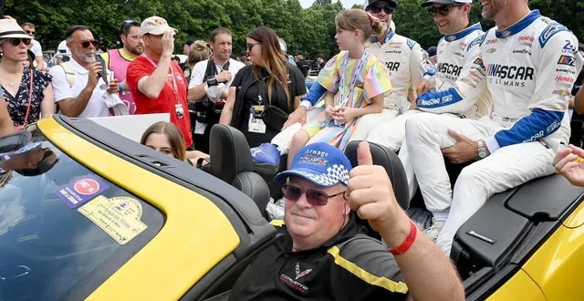 photo  l’an dernier, malgré une alerte jaune aux orages, la parade des pilotes des 24h du mans avait été épargnée par la pluie.  &copy;  marc ollivier / archives ouest-france 