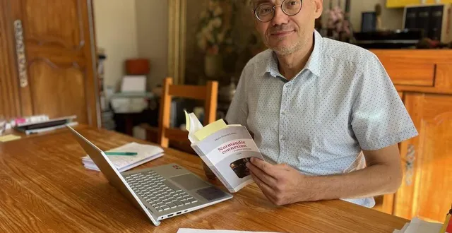 photo  l’ancien imprimeur patrick manteigueiro, président de l’udi orne, se présente candidat aux élections législatives dans la 1re circonscription de l’orne.  &copy;  ouest-france 