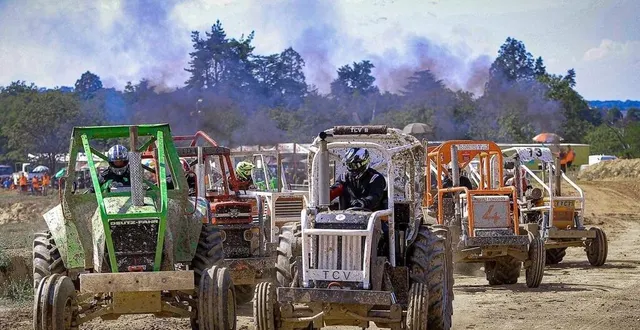 photo  lors d’une course de tracto cross le 9 septembre 2023.  &copy;  marc aigleblanc 