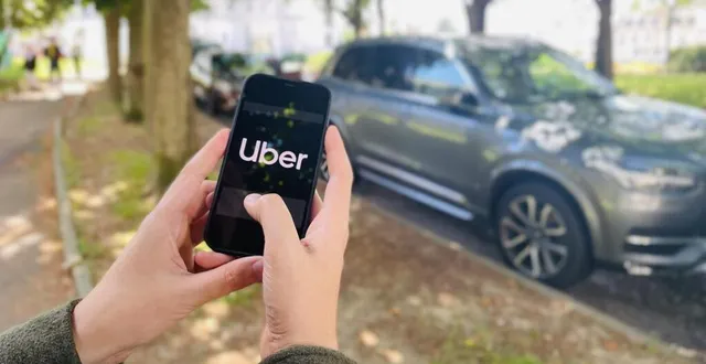 photo  le service de transport à la demande uber se lance officiellement au mans (sarthe).  &copy;  marc ollivier/ouest-france 