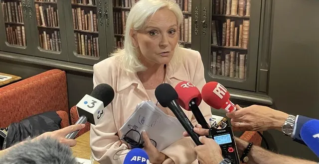 photo  marie-caroline le pen, la sœur de marine le pen, est candidate pour le rn aux élections législatives de 2024 dans la 4e circonscription de la sarthe.  &copy;  ouest-france 