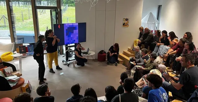 photo  l’annonce du palmarès a eu lieu mardi 18 juin 2024, à la médiathèque de sablé-sur-sarthe, en présence d’une cinquantaine de personnes.  &copy;  ouest-france 