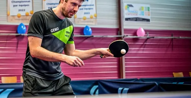 photo  damien provost jouera dix ou onze matchs sur les quatorze prévus pour vibraye cette saison en national.  &copy;  le maine libre - yvon loué 