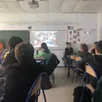 photo  les 4e du collège du houlme de briouze (orne) ont visionné leurs vidéos contre le harcèlement, mardi 18 juin 2024. 
