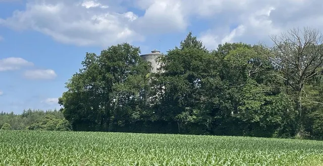 photo  le château d’eau de la garenne à saint-céneri-le-gérei va faire l’objet de travaux de réhabilitation.  &copy;  ouest-france 