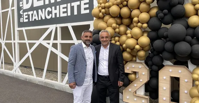 photo  murat et sukru demir sont, avec leur frère salih, à la tête de l’entreprise demir étanchéité, zone des essards à saint-georges-des-groseillers (orne).  &copy;  ouest-france 