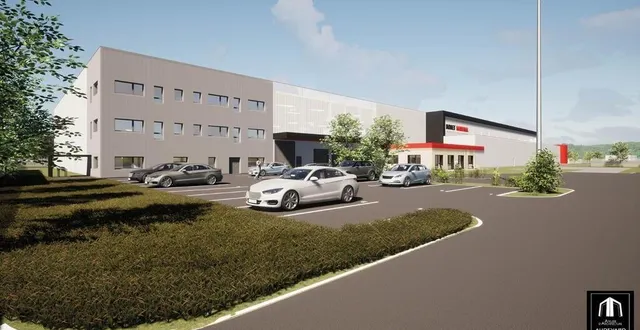 photo  le site bobet matériel à champagné va doubler sa superficie.  &copy;  cabinet audevard cailloux 