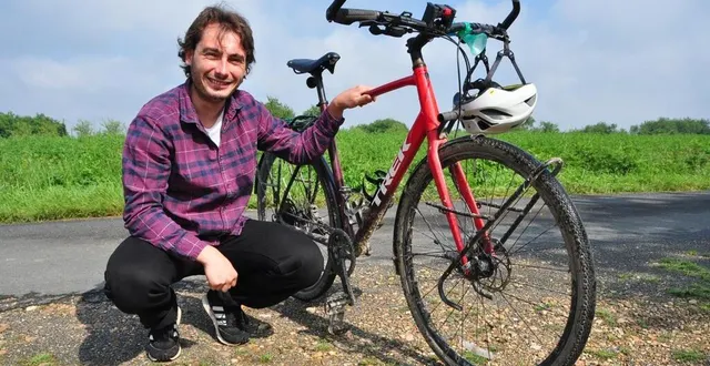 photo  loïs bodin est rentré de son long périple le mardi 18 juin. il était parti le 11 avril 2023.  &copy;  le maine libre 
