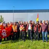 photo « nous voulons des réponses et nous n’en avons pas », estiment les salariés de la plateforme logistique gxo, à saint-jean-de-linières près d’angers.