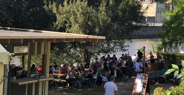 photo  la guinguette des tanneries, au mans (sarthe), le 10 mai 2024.  &copy;  ouest-france 