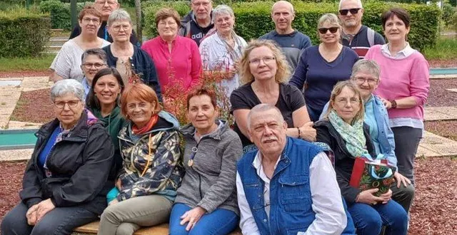 photo  les yogis ont pris la pose après le parcours de golf.  &copy;  le maine libre 