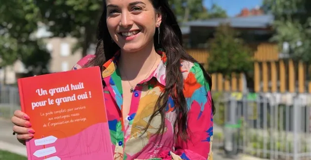 photo  angers, le 21 juin 2024. le livre d’albane lair « un grand huit pour le grand oui ! » est uniquement disponible sur amazon.  &copy;  co 