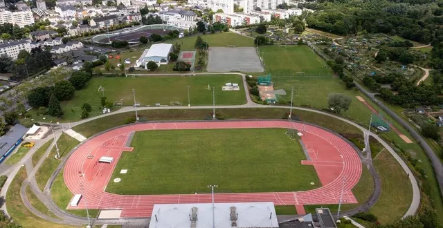 photo  angers, rue jules-ladoumègue, 19 juin 2026. le stade du lac-de-maine, baptisé josette-et-roger-mikulak en 2016, plaît beaucoup aux athlètes français et à la fédération.  &copy;  co – josselin clair 