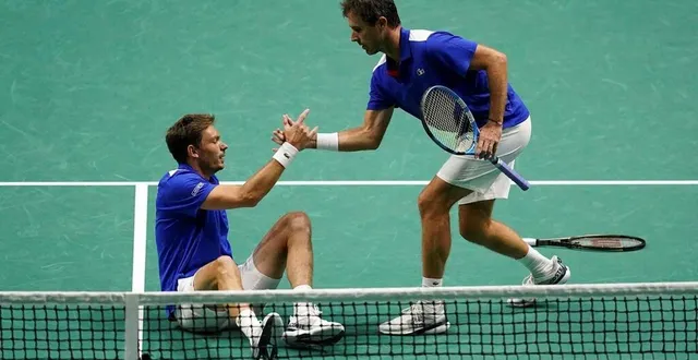 photo  nicolas mahut (à gauche) ne sera pas associé à édouard roger-vasselin lors des jo de paris 2024.  &copy;  press association images/maxppp 