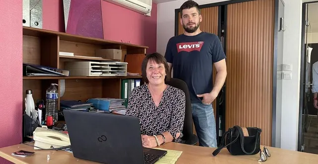 photo  swann gautier, le gérant de l’entreprise de maçonnerie choisnet-bardou, à louailles, a fait appel à par’temps pour bénéficier des services de valérie pendant 20 heures par semaine.  &copy;  ouest-france 