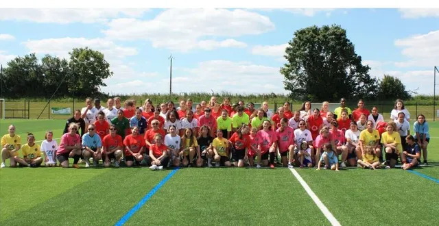 photo  l’us coulans – la quinte a organisé une journée dédiée à la pratique féminine du football.  &copy;  le maine libre 
