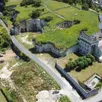 photo le parc oenotouristique se déploie autour du château. 10 000 tonnes de tuffeau ont déjà été mises à terre.