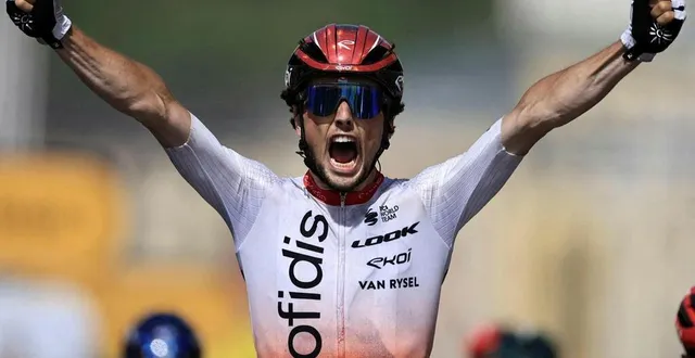 photo en 2023, victor lafay avait remporté une étape du tour de france et un joli chèque. © photo : christophe petit tesson / epa/maxppp