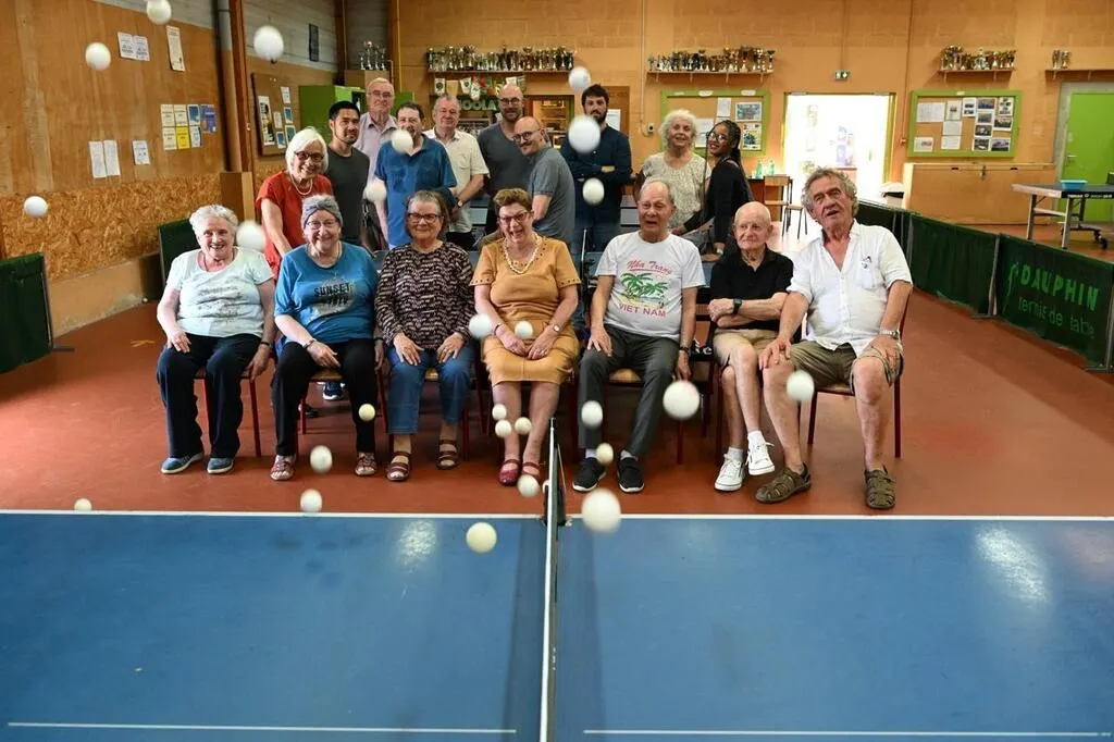 Dans ce club, on combat la maladie d’Alzheimer par le pingpong . Sport