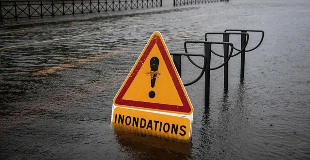 photo  vingt-six bâtiments, dont vingt-trois habitations, ont été inondés par l’épisode de pluie orageuse samedi soir (photo d’illustration).  &copy;  archives guillaume saligot / ouest-france 